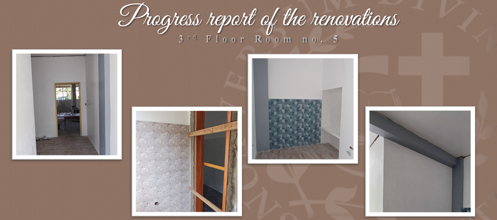 Progress report on the Renovations (3rd Floor Room no. 5)